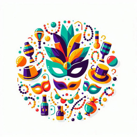 Vector illustration of a retro airplane isolated on white background. Cartoon style.のイラスト素材