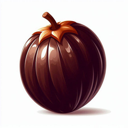 Pumpkin on a white background, vector illustration, eps 10のイラスト素材