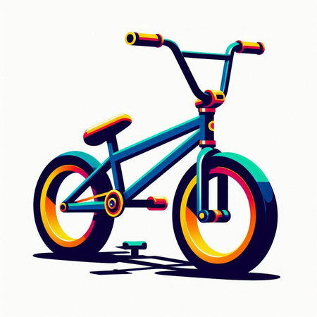Bicycle icon on white background. Vector illustration. Eps 10.のイラスト素材