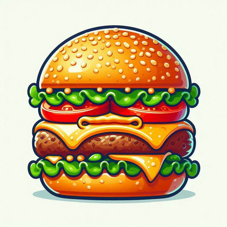 Hamburger icon. Vector illustration isolated on a white background.のイラスト素材