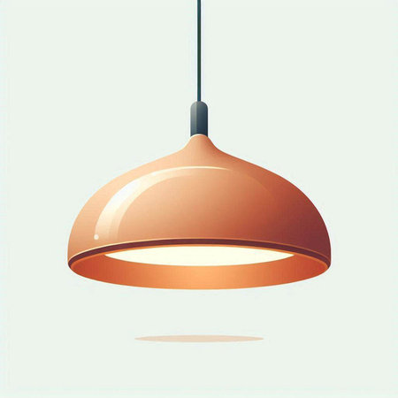 Ceiling lamp. Vector illustration for your design. EPS10のイラスト素材