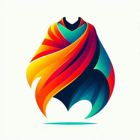 abstract colorful design on a white background, vector illustration eps10のイラスト素材