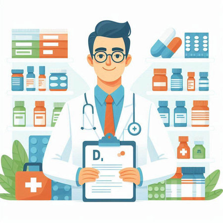 Circus vector background with people and big tent. Illustration for your designのイラスト素材