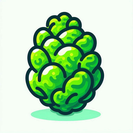 Artichoke vector icon. Hand drawn artichoke illustration.のイラスト素材