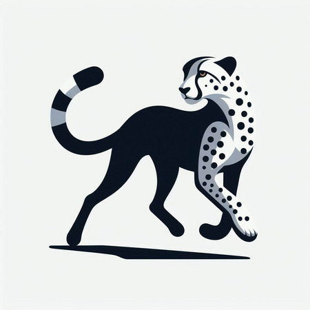 Cheetah, cheetah, leopard, panther, cheetah, panther, cheetah, panther, cheetah vector illustrationのイラスト素材