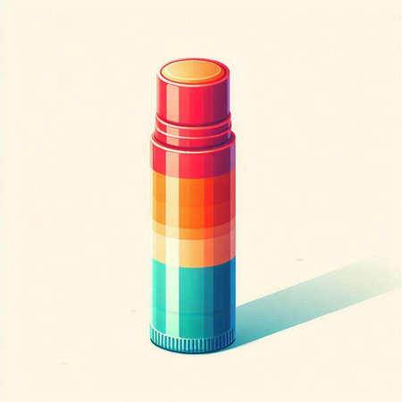 Colorful pencils on a white background. 3D illustration.のイラスト素材