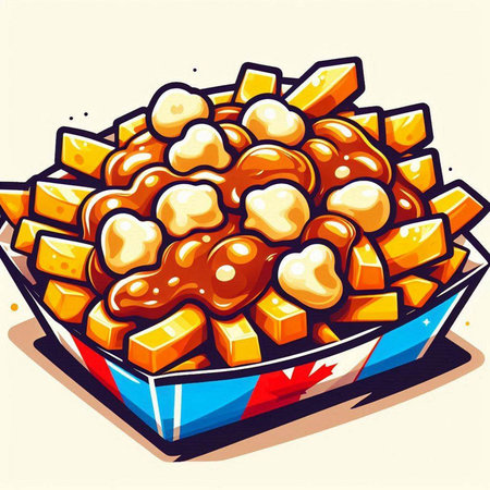 Illustration of a bowl of caramel candies in a cartoon styleのイラスト素材