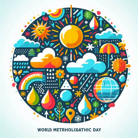 World Water Day. Vector illustration with colorful elements on white background.のイラスト素材