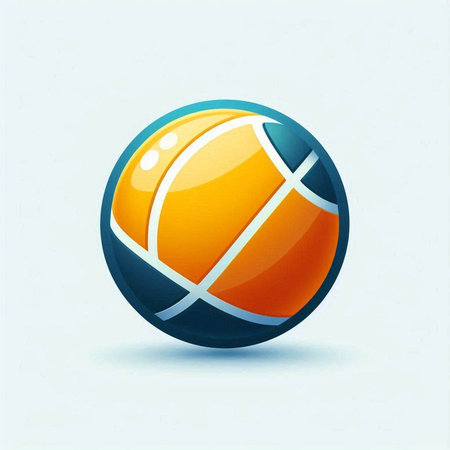 Tennis ball icon on a white background. Eps 10 vector file.のイラスト素材