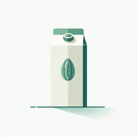 Coffee pack icon. Vector illustration in flat design style.のイラスト素材