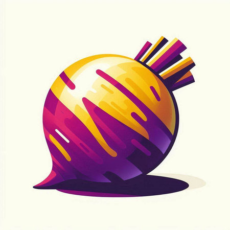 abstract colorful 3d illustration of a ball on a white backgroundのイラスト素材
