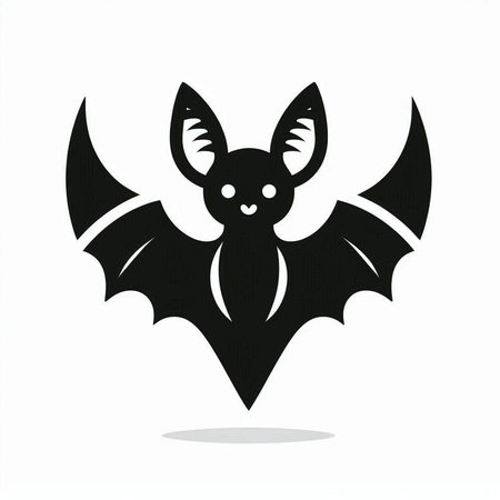 Bat on a white background. Vector illustration. Eps 10. Halloween.のイラスト素材