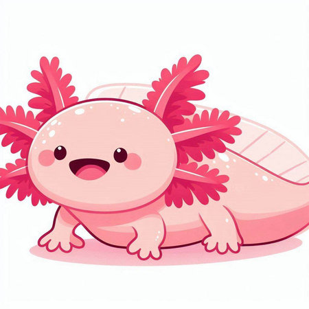 Cute cartoon baby dragon isolated on white background. Vector illustration.のイラスト素材