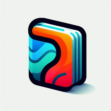 abstract 3d icon, vector design template elements for your application or corporate identityのイラスト素材