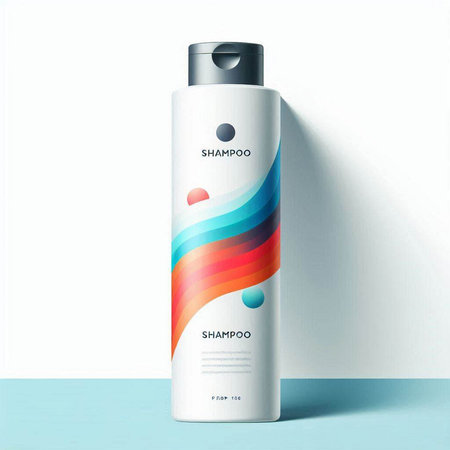 Design Cosmetics Product  Template for Ads or Magazine Background. 3D Realistic Vector Iillustrationのイラスト素材