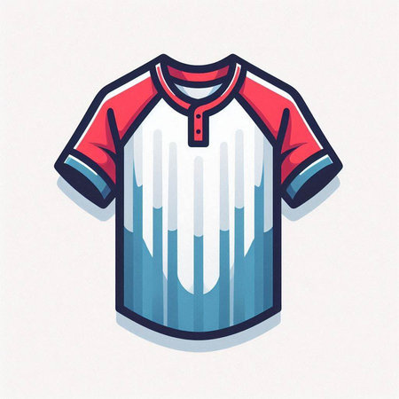 Soccer jersey icon. Vector illustration of football t-shirt.のイラスト素材