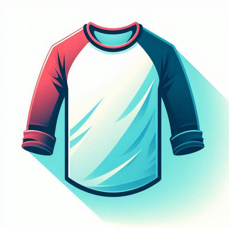 T-shirt design template for sportswear. Vector illustration.のイラスト素材