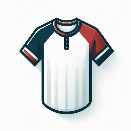 Soccer jersey design on white background, vector illustration eps 10.のイラスト素材