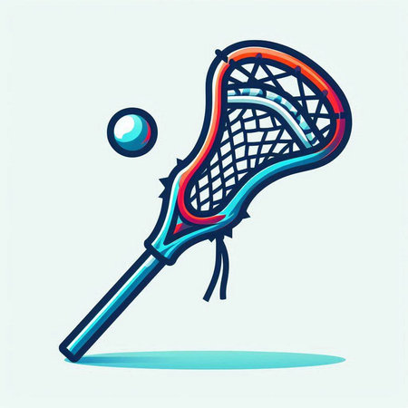 Tennis racket and ball icon. Sport symbol. Vector illustration.のイラスト素材