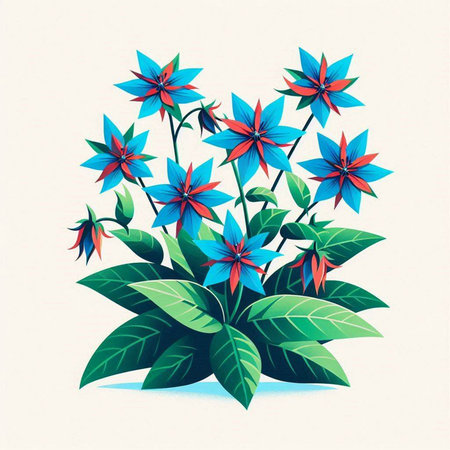 Bouquet of flowers in watercolor style. Vector illustration.のイラスト素材