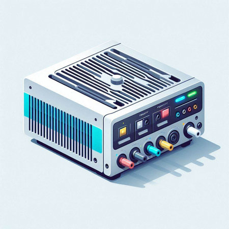 Retro radio on a white background. Vector illustration. Eps 10のイラスト素材