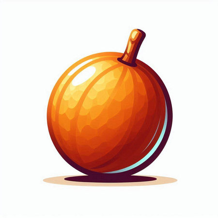 pumpkin isolated on a white background. vector illustration for your designのイラスト素材
