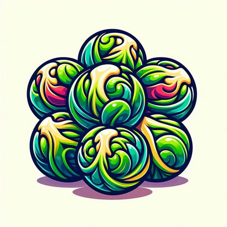 Colorful abstract flower on a white background. Vector illustration for your designのイラスト素材