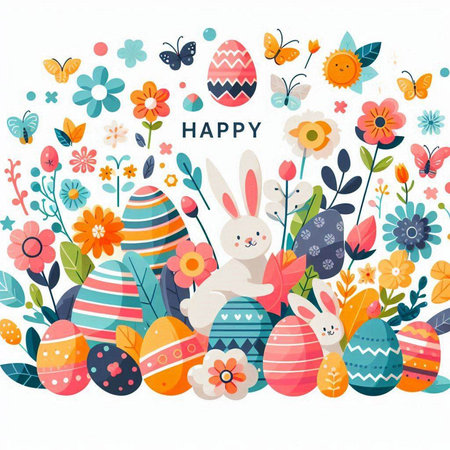 Vector hand drawn illustration of a sweater with a pattern. Colorful vector illustration.のイラスト素材