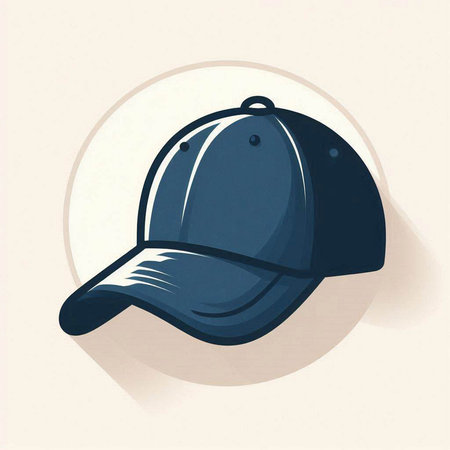 Baseball cap icon, vector illustration eps10. Vector illustration.のイラスト素材