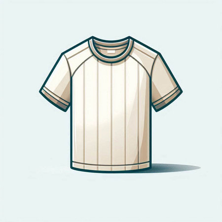 Illustration of soccer jersey on a white background. Vector illustration.のイラスト素材