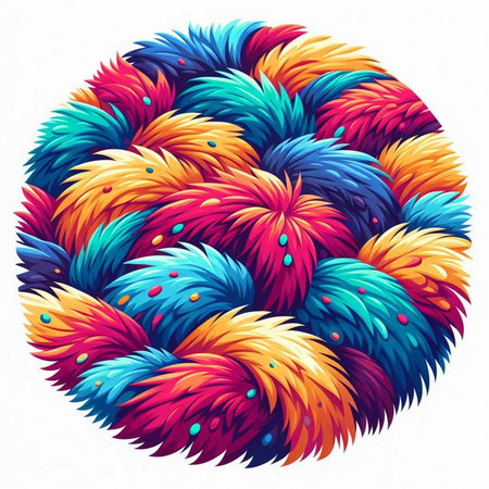 Colorful abstract background with peacock feathers. Vector illustration EPS10のイラスト素材