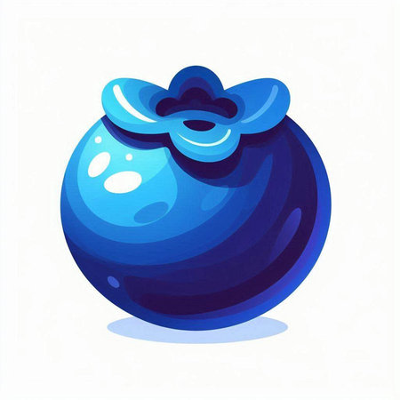 Blue Christmas ball on white background. Vector illustration for your design.のイラスト素材