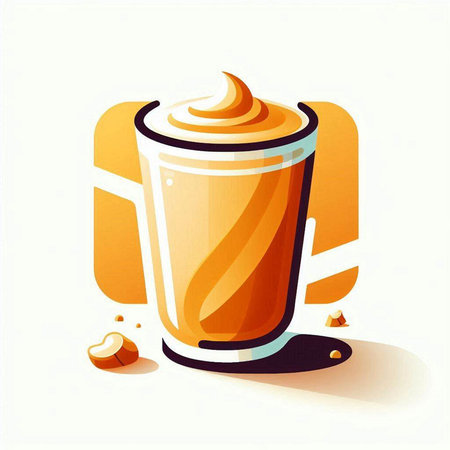 Coffee in a glass. Vector illustration. Eps 10.のイラスト素材
