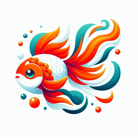 Coffee cup with latte art. Vector illustration in flat styleのイラスト素材