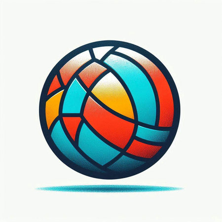 Illustration of a colorful globe on a white background. Vector illustrationのイラスト素材