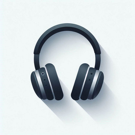 headphones icon. Flat design style. Made in vector eps 10のイラスト素材