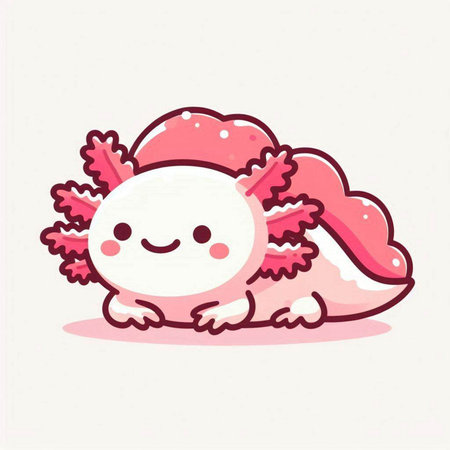 Cute cartoon monster on white background. Vector illustration in cartoon style.のイラスト素材