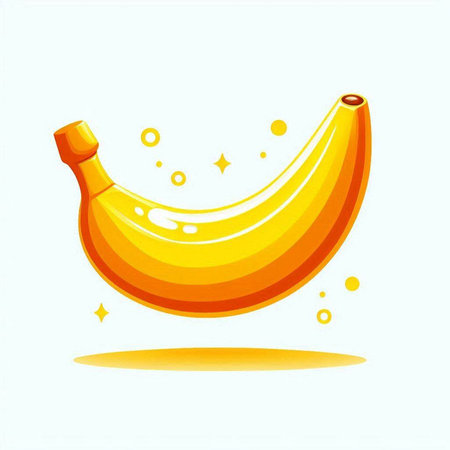 Banana icon on white background. Vector illustration. Eps 10.のイラスト素材