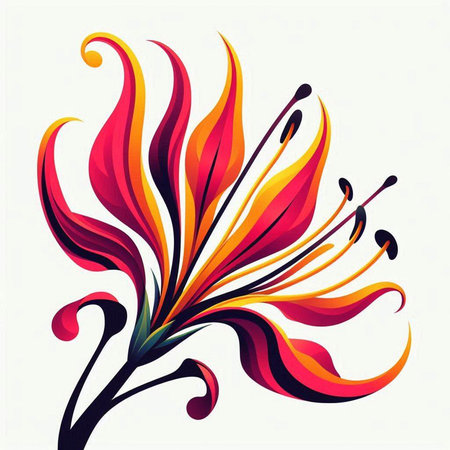 abstract floral background with place for your text, vector illustration.のイラスト素材