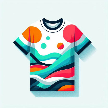 T-shirt design, vector illustration eps 10. Abstract geometric background.のイラスト素材