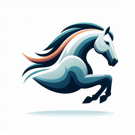 Horse vector illustration on a white background. Horse vector illustration.のイラスト素材