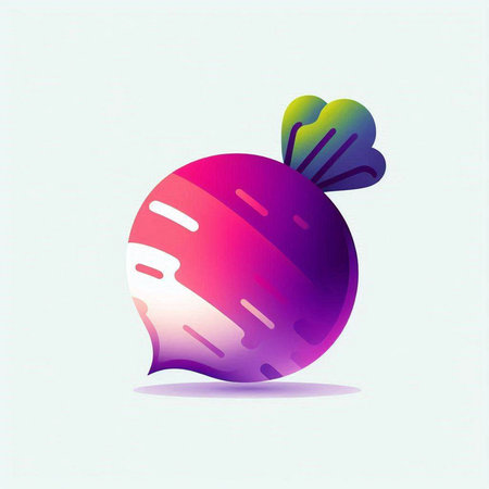 beetroot vector icon. vegetarian food icon. fresh vegetable iconのイラスト素材