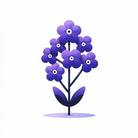 Flower icon on white background. Vector illustration. Eps 10.のイラスト素材