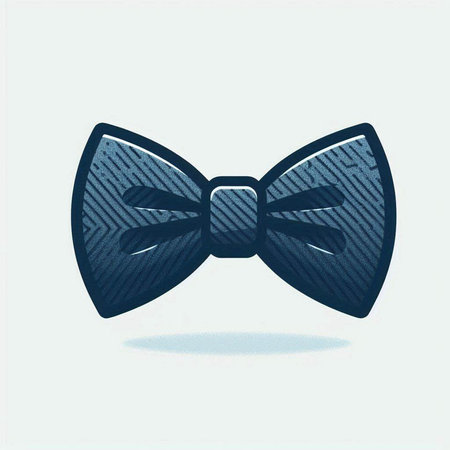 Bow tie icon. Vector illustration of a bow tie isolated on white background.のイラスト素材