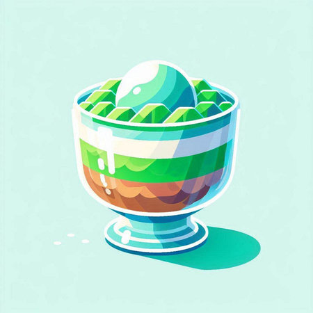 Eggs in the cup. Vector illustration in retro style.のイラスト素材
