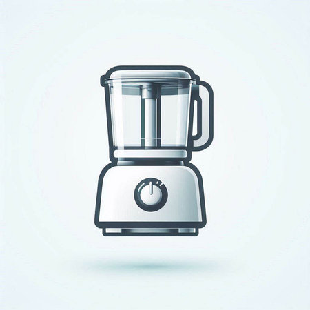Blender icon on white background, 3d rendering. Computer digital drawing.のイラスト素材