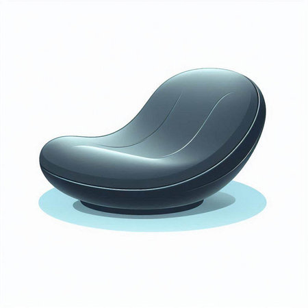 Modern chair isolated on a white background. Vector illustration. Eps 10.のイラスト素材