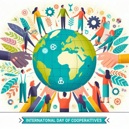 International Day of Older Persons. Vector illustration of World Environment Day.のイラスト素材