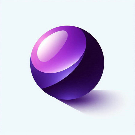 abstract background with a sphere of purple color. Vector illustration.のイラスト素材
