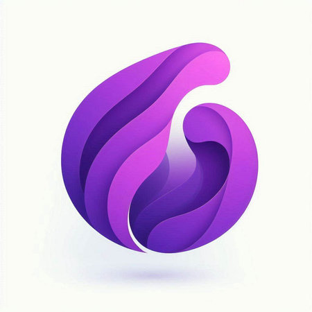 Abstract 3d origami wavy shape. Vector design element.のイラスト素材
